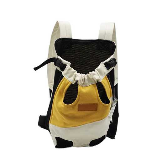 Breathable Cat Carrier Backpack Yellow
