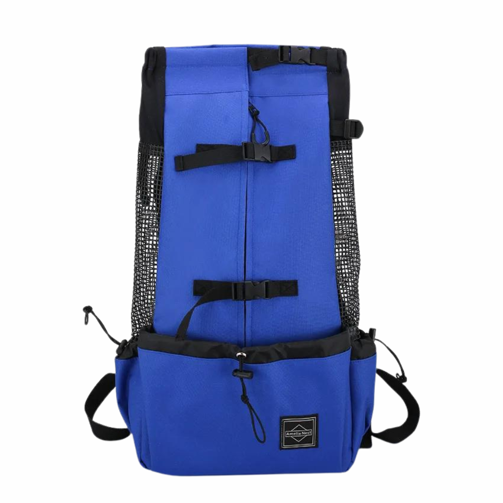 Breathable Dog Backpack Adventure Blue