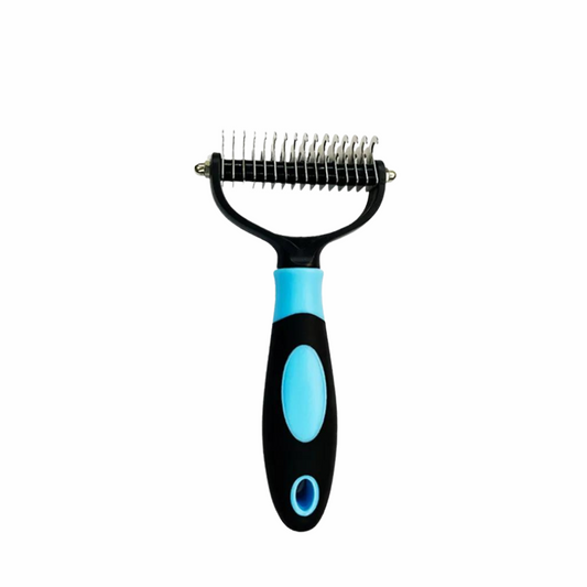 Pro Dual-Sided Pet Grooming Blue Large