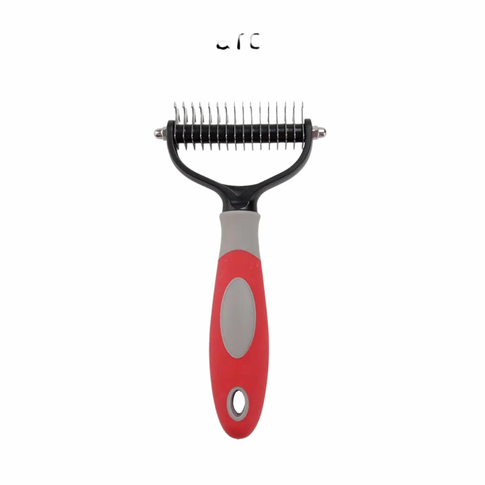 Pro Dual-Sided Pet Grooming Red Large