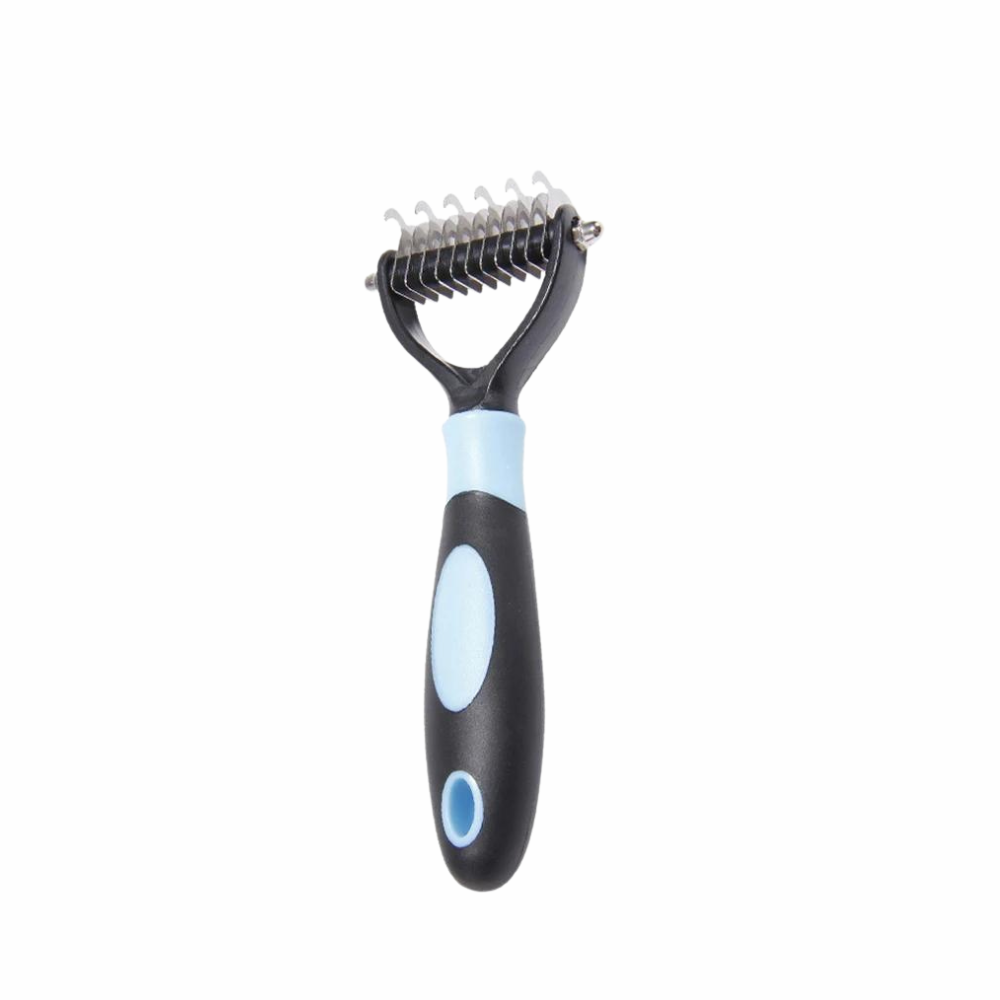 Pro Dual-Sided Pet Grooming Blue Small 
