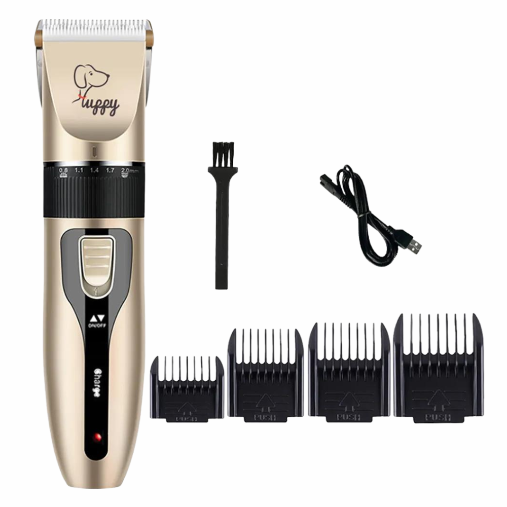 Rechargeable Pet Hair Clippers Gold