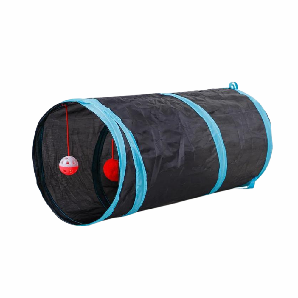 Foldable Interactive Cat Tunnel Black short