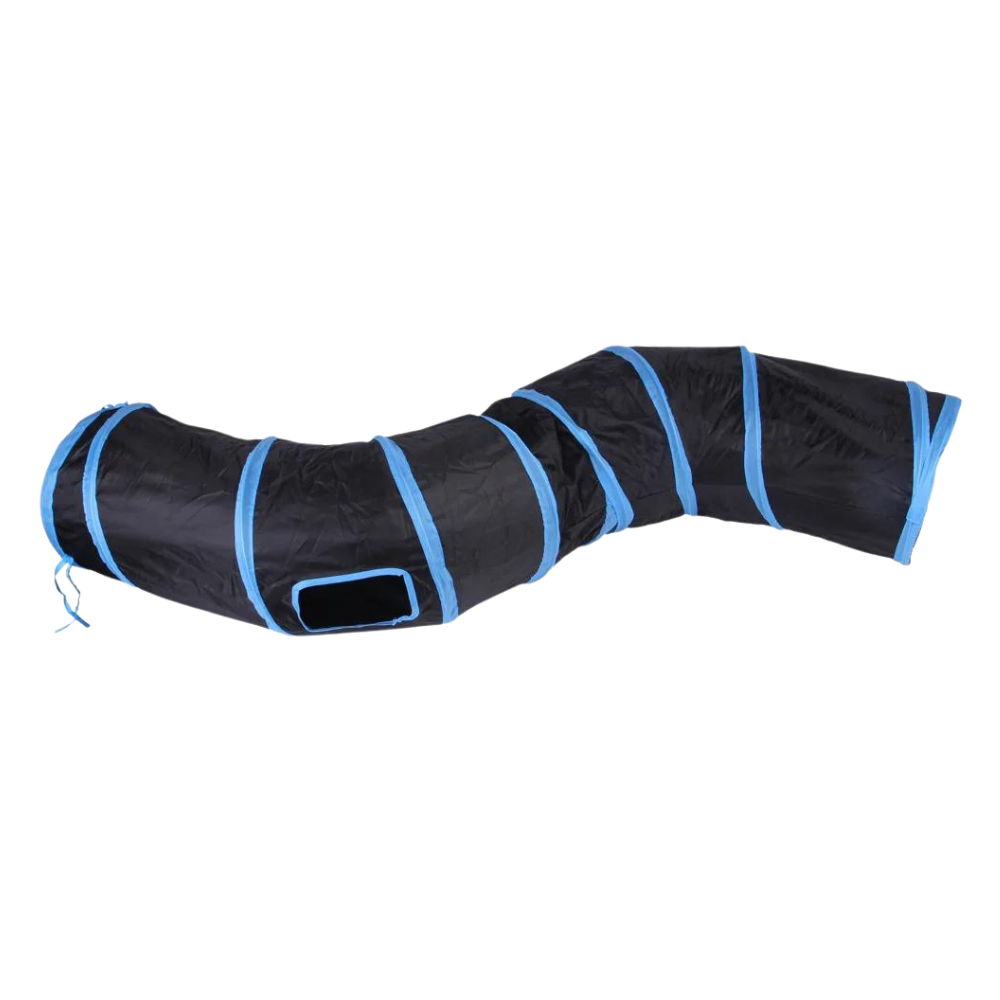 Foldable Interactive Cat Tunnel Black 2S