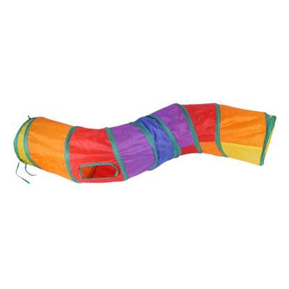 Foldable Interactive Cat Tunnel Multicolor 2S