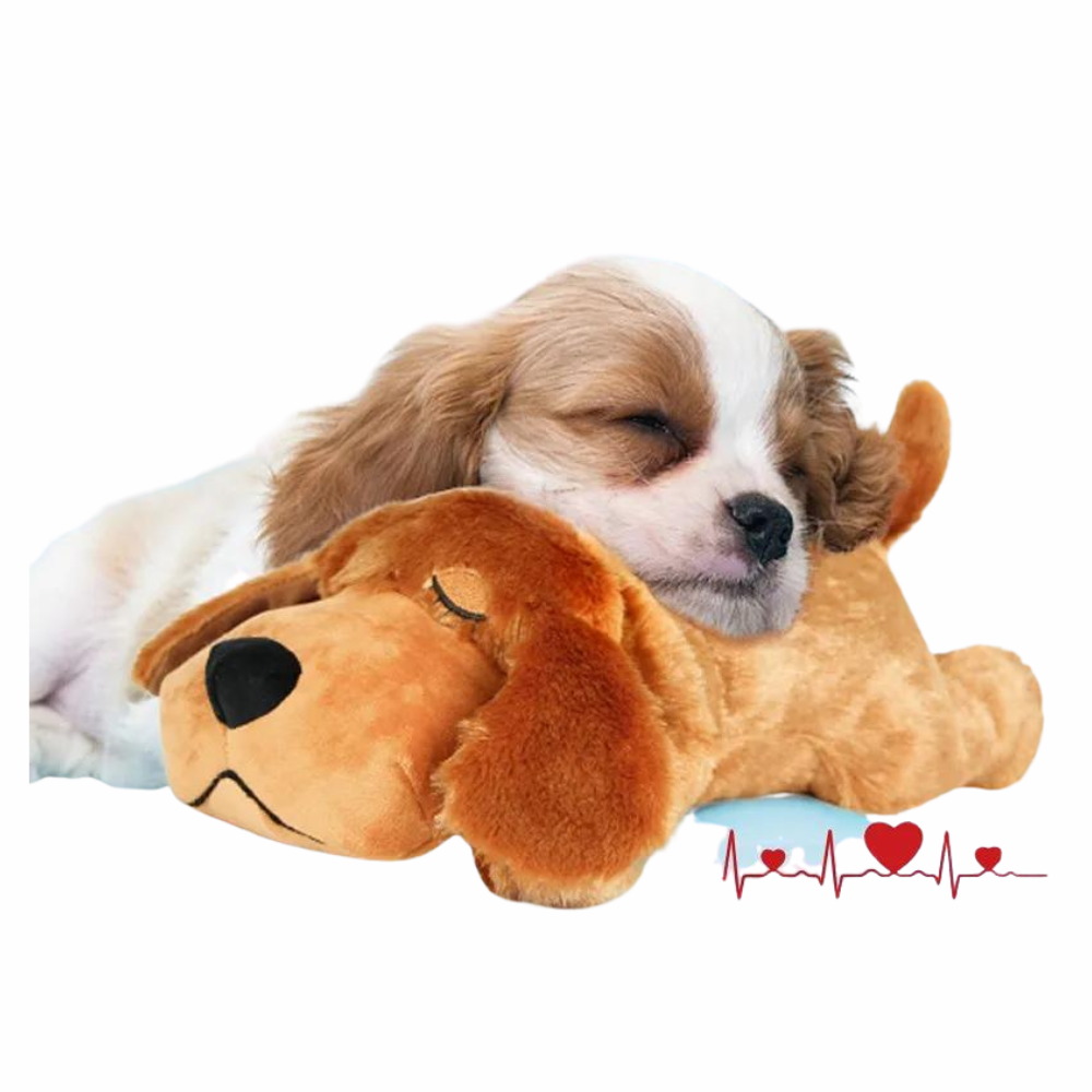 Puppy Hugging Heartbeat Toy