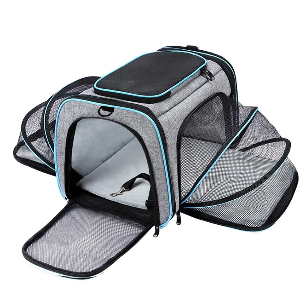 Portable Pet Carrier Adventure Blue