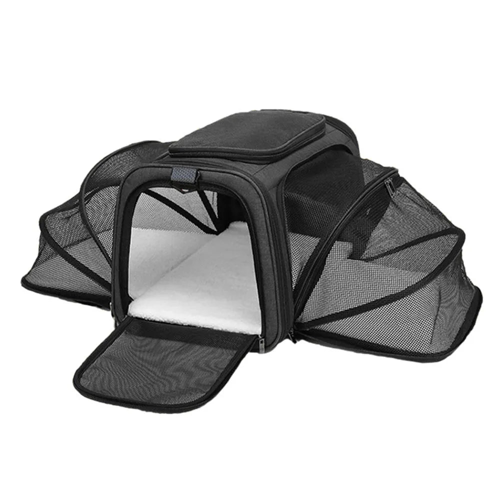 Portable Pet Carrier Adventure Black