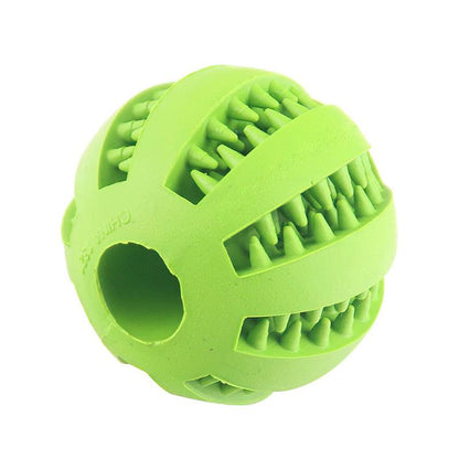 Green Rubber dog toy  כדור גומי לכלבים  ירוק