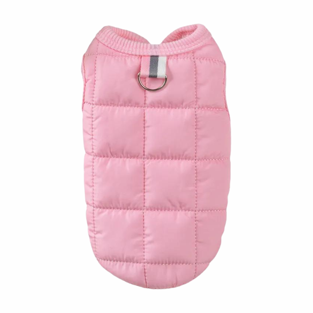 Winter Dog Coat Small Padded Elegance Pink